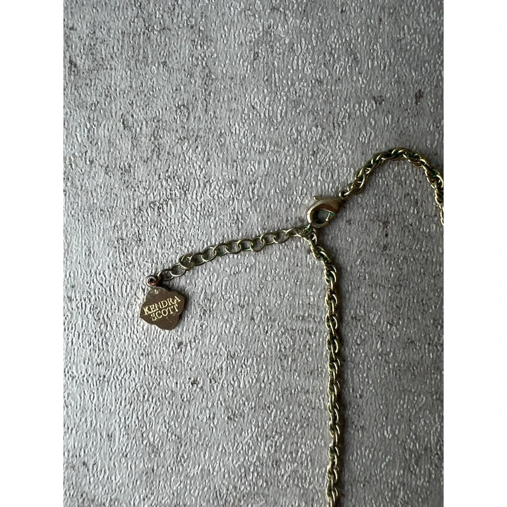 Kendra Scott Necklace Lot Rayne Pearl Druzy Lariat Tassel Long Party Jewelry - Picture 11 of 14